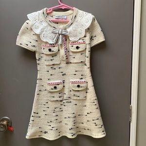 Self-portrait little girls Peter Pan Dress.  NWOT